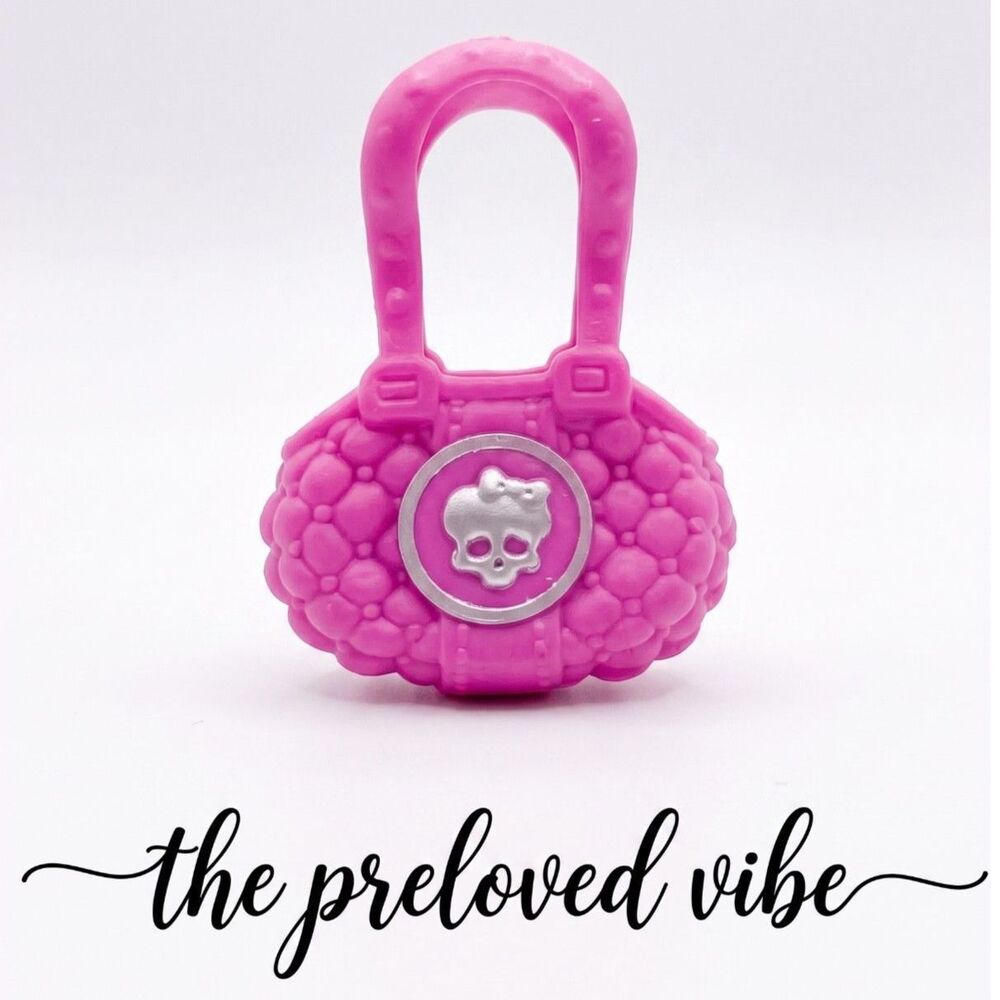 Monster High Doll Operetta Freaky Fusion Pink Skull Purse